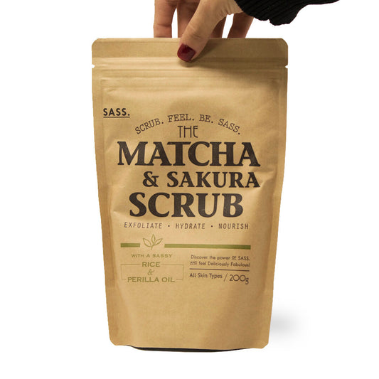 Exfoliante de Matcha & Sakura 200g - SASS
