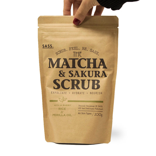 Exfoliante de Matcha & Sakura  200g - SASS