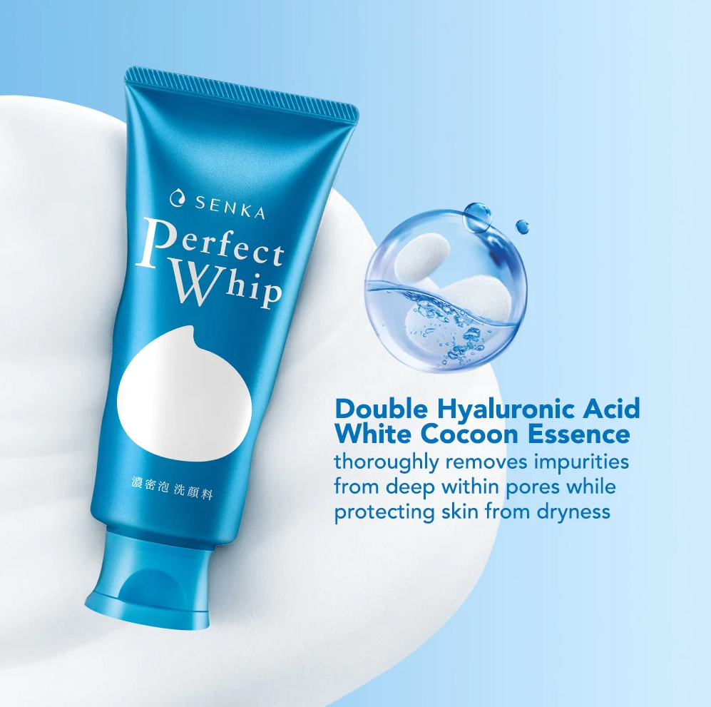 Senka Perfect Whip Face Wash 120g - SHISEIDO