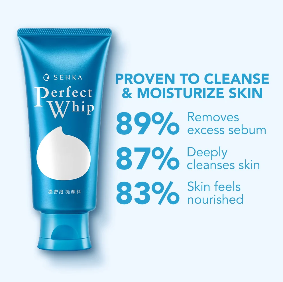 Senka Perfect Whip Face Wash 120g - SHISEIDO